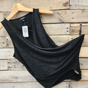 Torrid 00 XL Black Lace Bodysuit